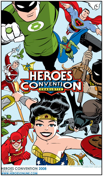 HeroesCon 2008 Darwyn Cooke Print